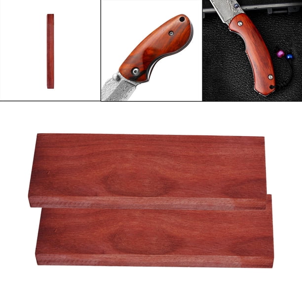 Básculas de madera , herramientas personalizadas, mango para hacer manualidades, losas, suministros de bricolaje para hacer mangos, cuchillos 2 piezas Macarena Balanzas de cuchillos