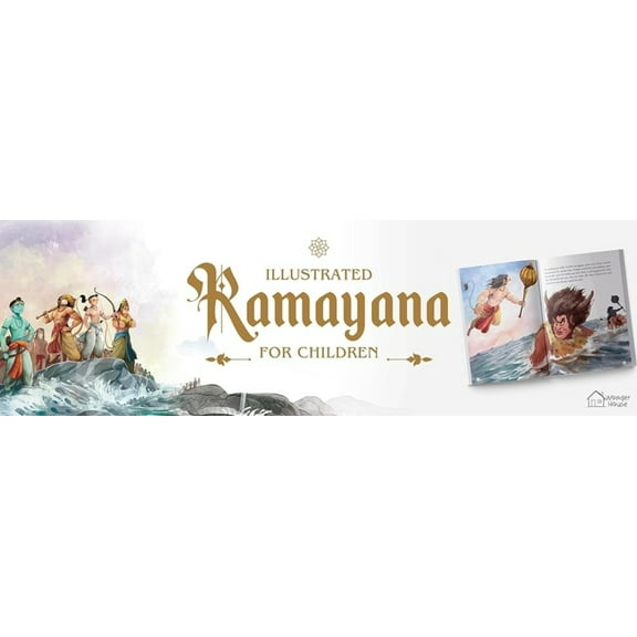 Classic Tales from India Illustrated Ramayana for Children, (Hardcover)