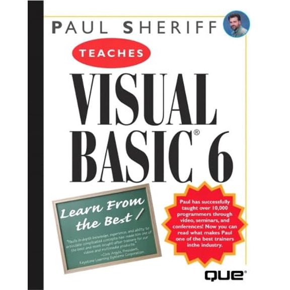 Pre-Owned Paul Sheriff Teaches Visual Basic 6 (Paperback) by Paul Sheriff