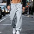 thumbnail image 2 of Abomasnow Men's Big and Tall Fleece Sweatpants Elastic High Waist Drawstring Wide Leg Lounge Pants Casual Loose Fit Workout Running Sports Jogging Sweat Pants with Pockets, 2 of 9