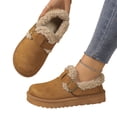thumbnail image 4 of Snow Boots for Women PU Leather Anti-Slip Warm Fleece Lined Women's Winter Ankle Booties Waterproof Outdoor Boots Comfortable Shoes, 4 of 8