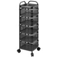 thumbnail image 2 of Andvari Square Rotating Kitchen Cart, 3/4/5-Tier Storage Shelves, Fruit Vegetable Organizer Tower, 2 of 10