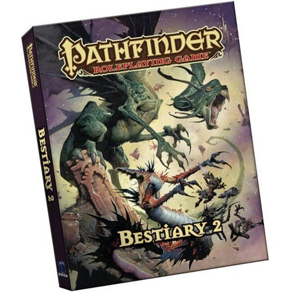 Paizo PZO1116-PE Pathfinder Jeu de Rôle Bestiaire 2 Livres en Édition de Poche