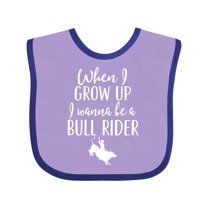 Inktastic Future Bull Rider Rodeo Boys Baby Bib