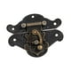 thumbnail image 5 of Pestillo decorativo antiguo retro vintage con almohadilla para cerradura de cofre para joyero de madera XS, 5 of 14