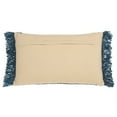 thumbnail image 4 of Safavieh Nalu 12" x 20" Modern Cotton Decorative Pillows, Teal, 4 of 4