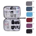 thumbnail image 4 of Estuche para cable de carga de datos portátil Seitruly Bolsa de transporte Auricular Negro, 4 of 6