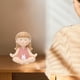 thumbnail image 3 of Bonita figura de pose de yoga, decoración de contemplación, resina decorativa, creativa y única, conejita para estantería de alféizar de ventana, para niñas, mujeres y amigas. Estilo loto, 3 of 9