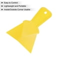 thumbnail image 4 of Unique Bargains 20pcs Inside Corner Trowel 4 Inch Drywall Corner Tool Plastic Corner Knife for Spackling Wallpaper, Yellow, 4 of 5
