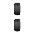thumbnail image 3 of sweethay Ratón inalámbrico de 2,4 Ghz, apagado automático, 1600 DPI, ratón ergonómico, minireceptor USB, accesorio para PC de escritorio, No.01 2Conjunto, 3 of 6