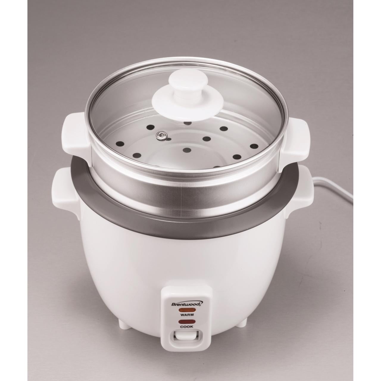 Brentwood Appliances Brentwood Appliances Rice Cooker With Food Steamer (5 Cups, 400 Watts)