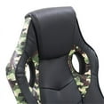 thumbnail image 2 of CorLiving Mad Dog Black and Camo Multi-Color Faux Leather Gaming Chair, 2 of 12