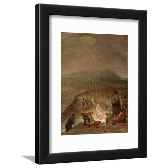 Baptism of Christ, C.1710 Framed Print Wall Art by Aert de Gelder Sold by Art.Com