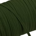 thumbnail image 4 of Plano Elástico Banda para Coser 1/8"(3mm)x109 Yardas Ejército Verde Trenzado Estiramiento Correa Cordón Rollo para Pelucas Artesanías Bricolaje, 4 of 5