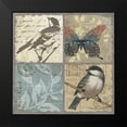 thumbnail image 2 of Phillips, Anita 12x12 Black Modern Framed Museum Art Print Titled - Bird 4 Patch II, 2 of 5