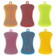 thumbnail image 1 of Silicone Dishwashing Brush with Cleaning Pad for Kitchen Use Multifunctional Soap-Shaped Scrubber for Household Tasks, 1 of 3