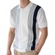 thumbnail image 1 of Ceisia Men's Polo Shirt | Slim Fit Short Sleeve Vertical Stripe Color Block Polo | Breathable Wrinkle-resistant (Multiple Combinations) Gift, 1 of 8