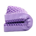 thumbnail image 4 of TPE Without Pressing Pillow Gel Relieved Skin -Friendly Grid Core Pillow Core Pillow Silicone Bonding Cervical Spine Pillow Deep Sleep Pillow (No Pillowcase,25x30x10cm), 4 of 8