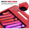 thumbnail image 3 of For Apple iPad Mini 6th Gen 8.3 inch 2021 / A2567 / A2568 / A2569 Shockproof Light Weight Kids Friendly Foam Handle Case Red, 3 of 7