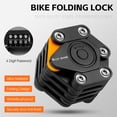thumbnail image 4 of Bike Foldable Lock AntiTheft Electric Bike ChainLock Bicycle Lock Bicycle Motorcycle Safety Lock Bicycle Accessories, 4 of 9