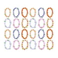 thumbnail image 1 of 24 piezas hawaiano colorido Leis collar de flores artificiales guirnalda clásica cuello bucle Tropical Luau favores de fiesta playa Hula baile vestido accesorio de vestuario, 1 of 6