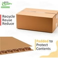 thumbnail image 3 of 18x14x10 Moving & Shipping Boxes, Extra Strength, Heavy-Duty Corrugated Cardboard Boxes for Packing, Storage, Shipping, Transport, Commerce (5), 3 of 3