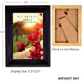 thumbnail image 3 of Decorebay Home Solid Wood Single Photo Display Picture Frames - Black Brown, 3 of 3
