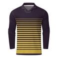 thumbnail image 4 of Vedolay Big and Tall Polo Shirts Casual Solid Color Gentleman'S Business Long Sleeve T Shirt Yellow,3XL, 4 of 4