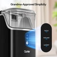 thumbnail image 3 of Qunler Nugget Ice Maker Countertops, 33lbs Per Day Portable Pebble ice machine, Crushed ice maker with Soft Chewable Ice for Home, Party, RV, Camping, Stainless Steel Black, 3 of 9