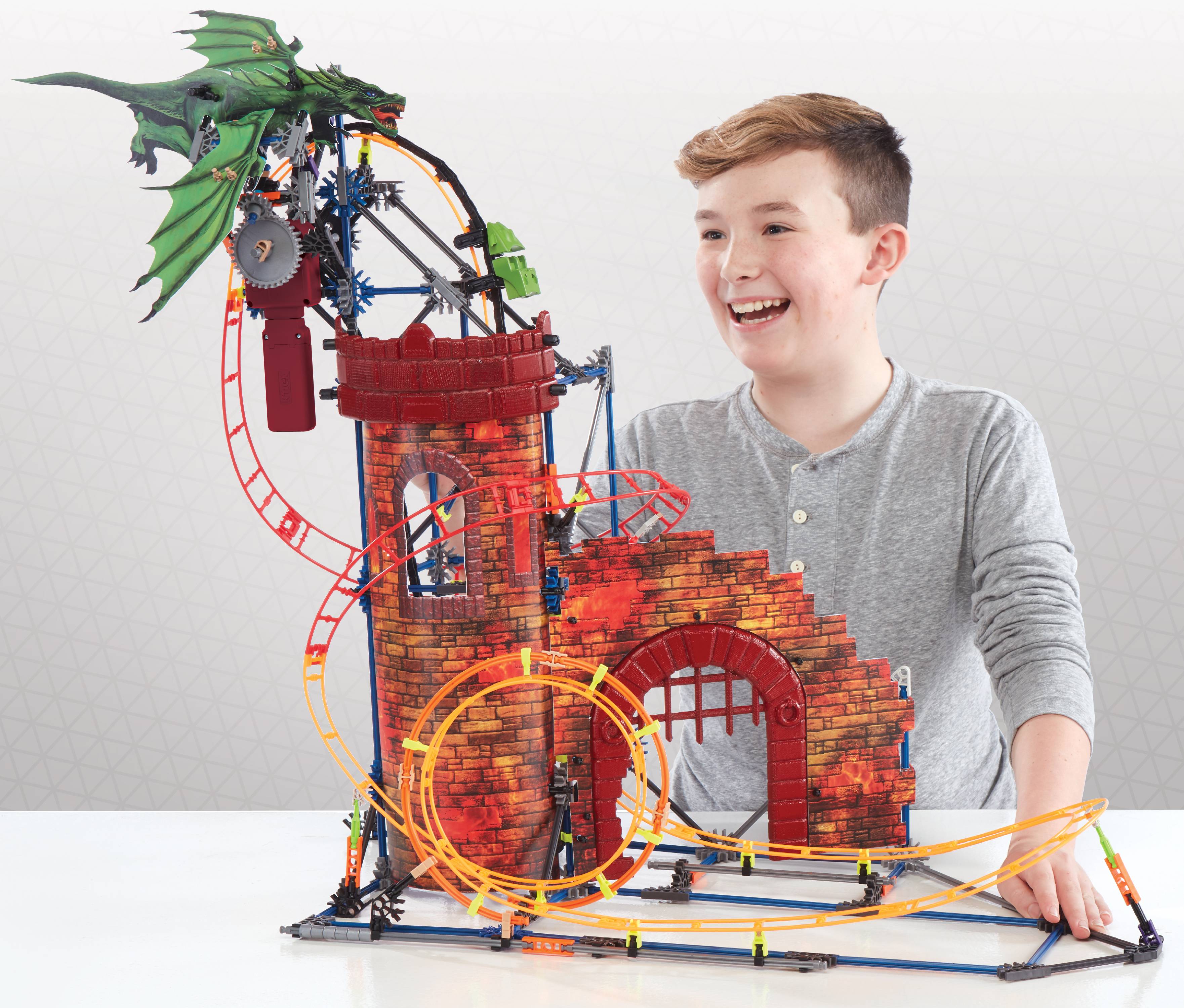 K'NEX Dragon's Revenge Thrill Coaster - 578 Parts - Roller Coaster Toy - Ages 9 and up - image 3 of 11