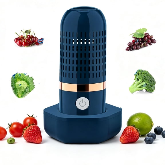 Produce Cleaner, OH-Ion Wireless Fruit and Veggie Washer, IPX7 Waterproof Portable Food Purifier for Fruits, Berries and Meat