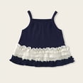 thumbnail image 5 of Tfken Girls Soft Comfy Tops Holiday Daily Wear Sleeveless Tank Tops Tees Fashion Comfortable Lightweight Children Trendy Clothes Size 2-3 Years, 5 of 7