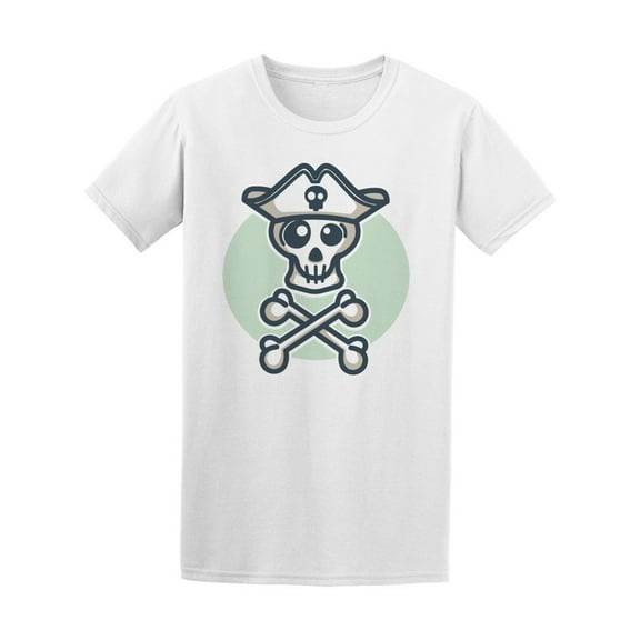 Pirate Crossed Bones T-Shirt Men -Image by Shutterstock, Male Large
