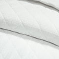 thumbnail image 3 of Lush Decor Haniya Solid Waffle Woven Textured Cotton Quilt Set, 3 Piece Set, King, White - Soft Waffle Quilt - White Bedding Set - Minimalist, Modern & Farmhouse Bedroom Decor, 3 of 9