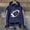 Dark Blue, variant on Hoodies for Women Rugby Print Sweatshirts Unisex Warm Sweaters Oversized Hoodie Travel Hoodie Pullover Sweatshirt Winter Jackets Fall Outfits Casual Pullover Tops