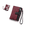 Wine Red, variant on Small Womens Wallet Leather Bifold Card Holder RFID Blocking with Zipper Coin Pocket