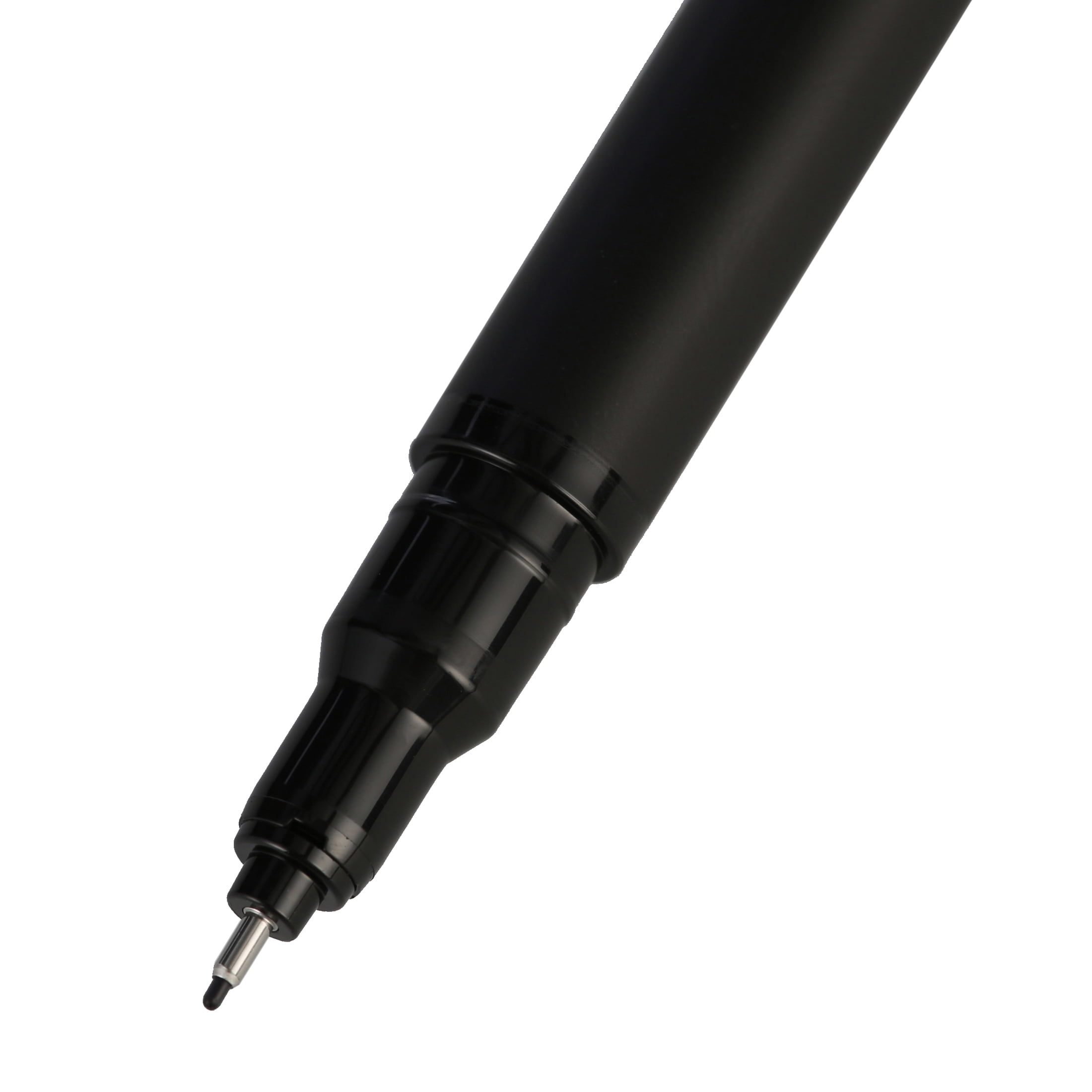 2 Fine Point BLACK Color Felt Tip MARKERS Permanent Magic Marker Ink Pen  Compare to Sharpie OPTIMUS Inc 