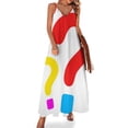 thumbnail image 1 of Vestido sin mangas con signo de interrogación Falda de mujer Vestidos de fiesta Ropa de verano para mujer 2024 Vestido de noche elegante y chic, 1 of 7