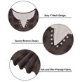 thumbnail image 2 of TIYOMI Women Plus Size Tops Long Sleeve V Neck Eyelet Sexy Shirt Grey Plaid Shirts Fall Autumn Winter Casual Loose Fit Tunic Tops XL 14W 16W, 2 of 3