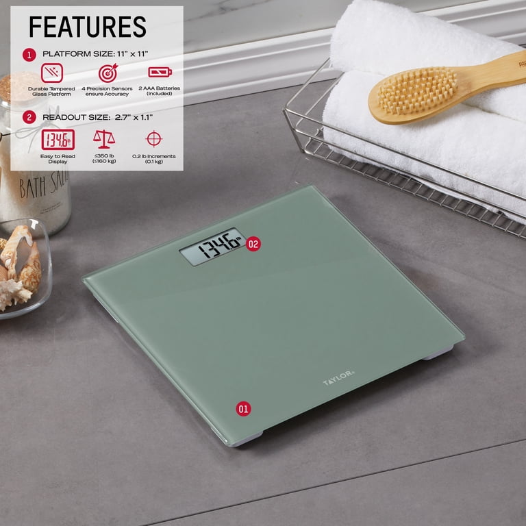 Digital Glass Bathroom Scale with Tempered Glass photo 3