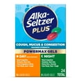 thumbnail image 7 of Alka-Seltzer Plus Maximum Strength Cough, Mucus & Congestion Medicine, Day+Night, Powermax Liquid Gels, 24 Count, 7 of 7