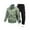 Green, variant on DPTALR George Men Track Suits Sets Long Sleeve Full-Zip Sweatsuit Active Thin Jackets and Cargo Pants 2 Piece Outfits Leisure Green Big and Tall Men XXXL