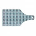 thumbnail image 1 of Romantic Cutting Board, Pattern with Hearts on Pastel Colored Rhombus Bohemian Composition, Decorative Tempered Glass Cutting and Serving Board, Wine Bottle Shape, Pale Blue Ruby White, by Ambesonne, 1 of 1