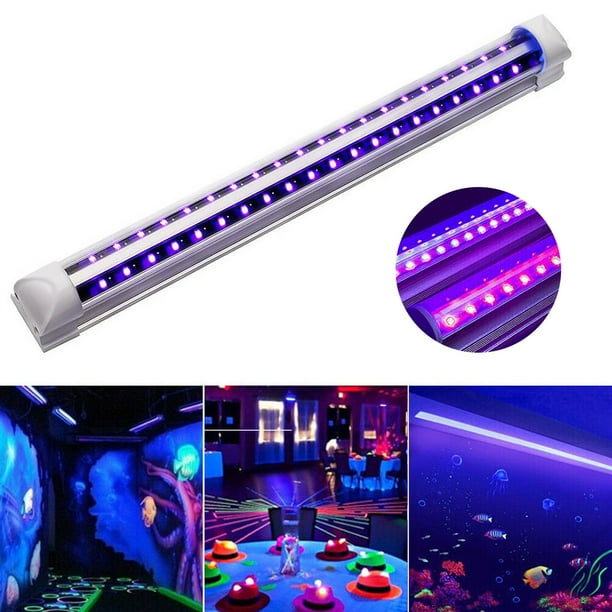 UV LED Black Light Fixtures Blacklight Bar, TSV 10W Portable Blacklight