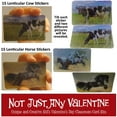 thumbnail image 3 of 15 Horse & 15 Cow Classroom Valentines with Lenticular Sticker Toy (Instead of Candy) - Unique & Creative Kid's School Valentine Day Cards for Boys, Girls, and Tweens., 3 of 5