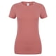 thumbnail image 2 of Skinni Fit- Camiseta de manga corta elástica y suave para mujer (Blanco), 2 of 2