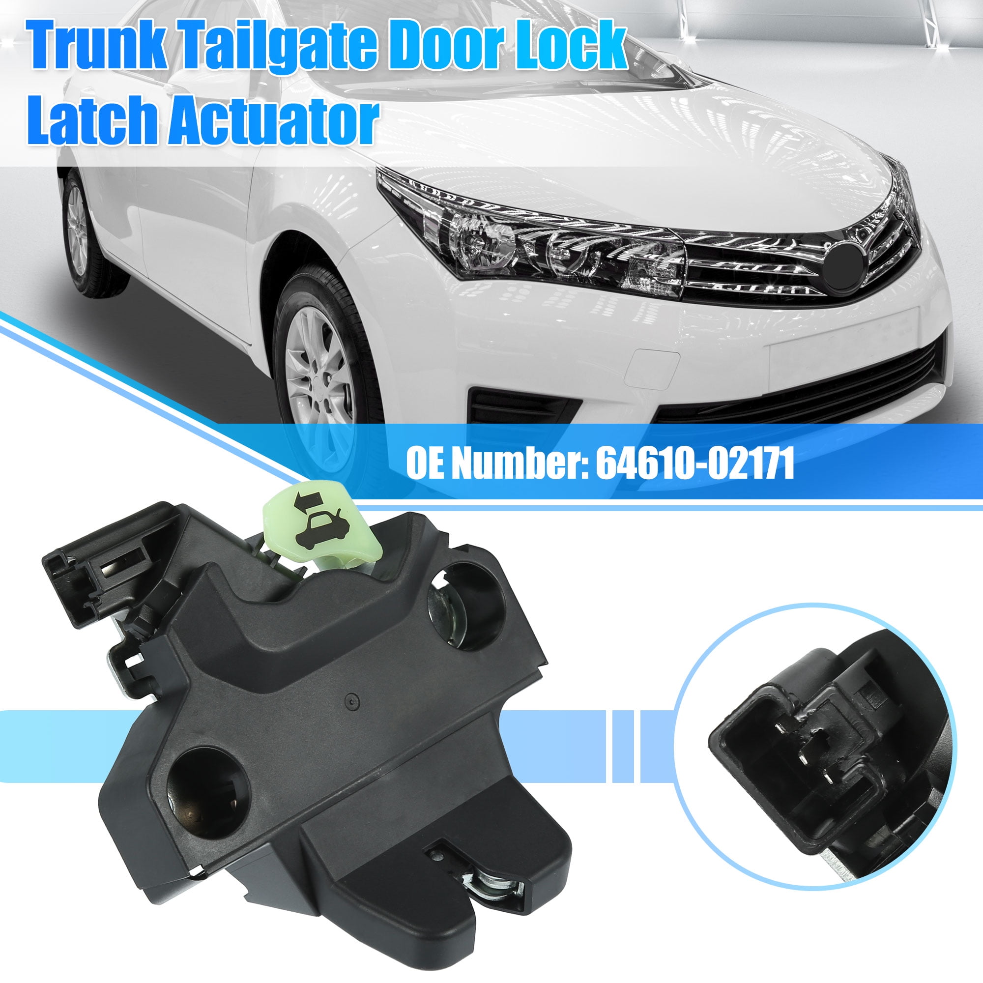 リア トランク ドアロックラッチ アクチュエーター 3ピン トヨタ