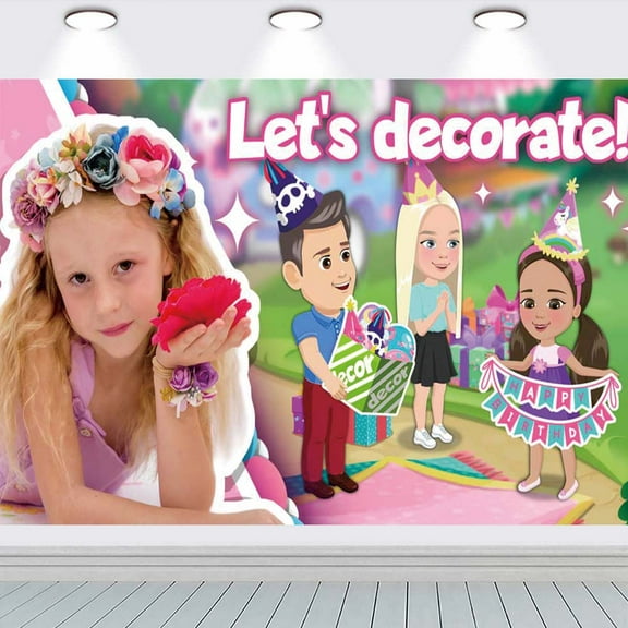 Like Nastya Taspestry Wall Decor Birthday Banner Backdrop Background Party Supplies Taspestry Poster