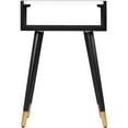 thumbnail image 5 of Elle Decor Clemintine Marble Top Side Table Black, 5 of 5