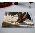 thumbnail image 2 of PKQWTM Bald Eagle Religious Painting Kitchen Dining Table Mats Placemats Size 12x18 Inches, Set of 2 Pieces, 2 of 2